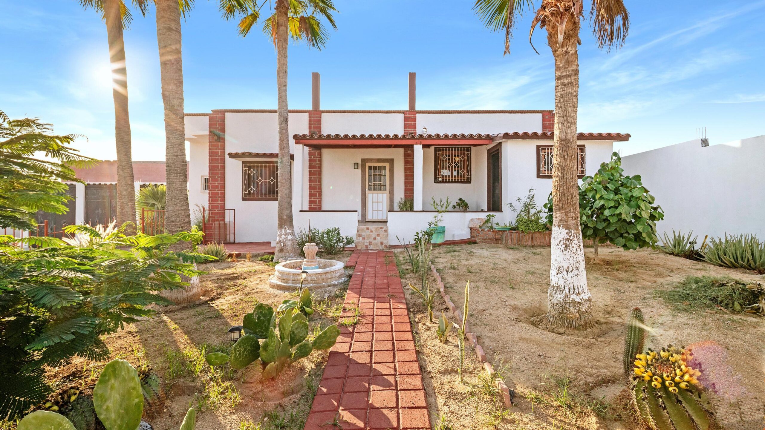 Cabo San Lucas Lomas Del Pacifico If you're looking for a home that captures true Mexican charm, this is it. This 2-bedroom, 2-bath home plus office sits on a large 804 m² lot on the Pacific side of Cabo, where you'll enjoy the cool ocean breezes and relaxed coastal living. The home features warm, traditional finishes, open living spaces, and a spacious 3-car garage—perfect for vehicles, storage, or a workshop. The generous lot offers plenty of room to expand or create your dream outdoor retreat. Located in a peaceful area just minutes from the beach and downtown Cabo San Lucas, this property is ideal as a full-time residence, vacation getaway, or investment opportunity. Experience authentic Baja living—where every sunset feels like home. for sale