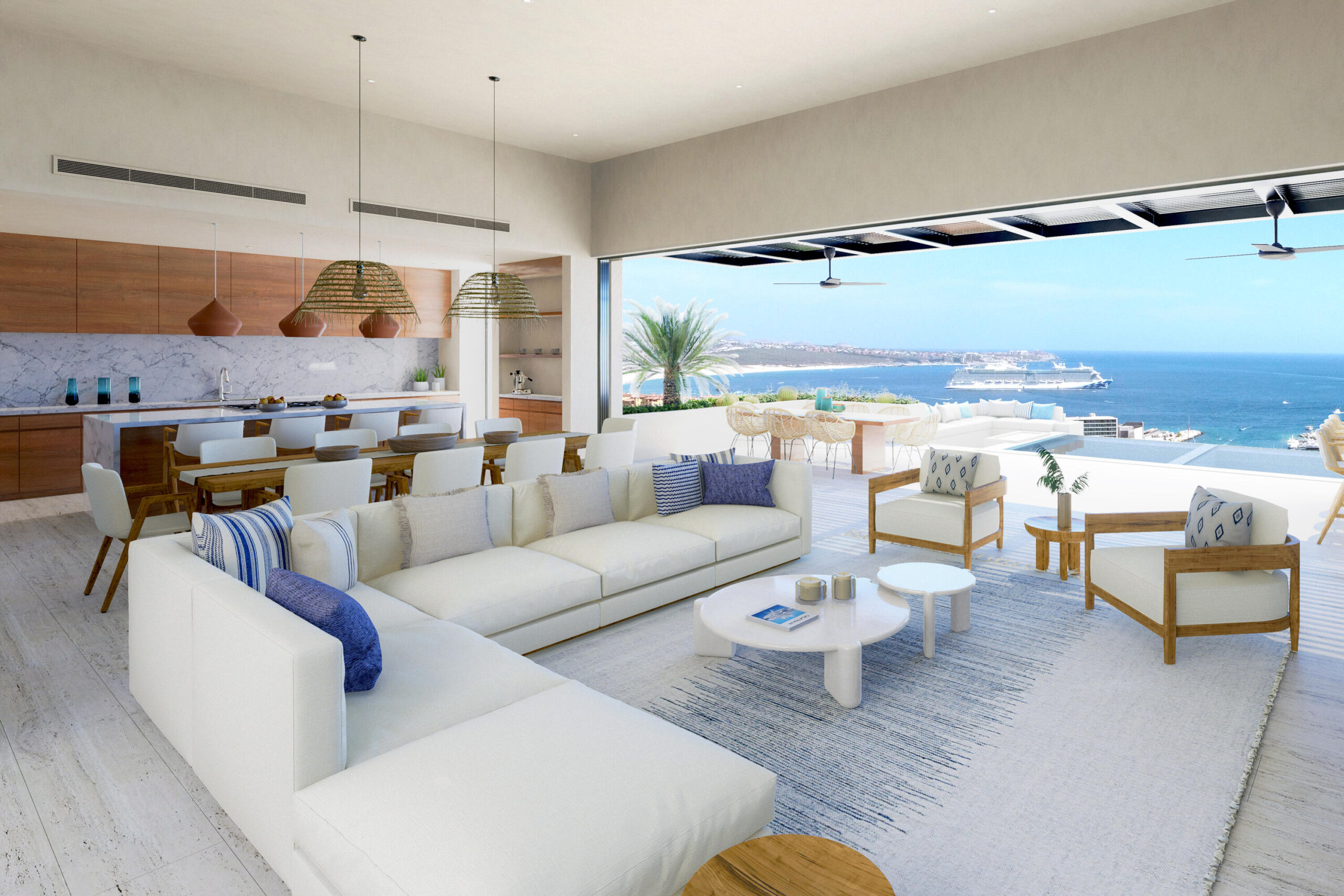 Cabo San Lucas Pedregal Csl Casa Agave presents a rare invitation to experience the raw beauty and vibrant life of the Pacific Ocean from a residence of contemporary distinction. Designed for those who seek both serene sanctuary and moments of shared delight, this seven-bedroom oceanfront home offers an unparalleled connection to the stunning Los Cabos coast.Imagine waking to the sound of waves, the horizon a canvas for breathtaking sunrises. At Casa Agave, the expansive living spaces seamlessly merge with the coastal landscape, offering uninterrupted for sale