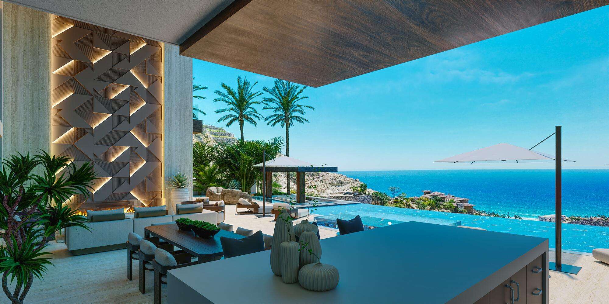 Cabo San Lucas Section 1- Las Colinas A true one-of-one, The Nivel Estate is a bold architectural statement where scale, craftsmanship, and innovation converge. Spanning 18,000 square feet of seamless indoor-outdoor living, the home has been featured in Architectural Digest and The Wall Street Journal. Perched atop Querencia Golf and Beach Club, it commands sweeping 270-degree for sale