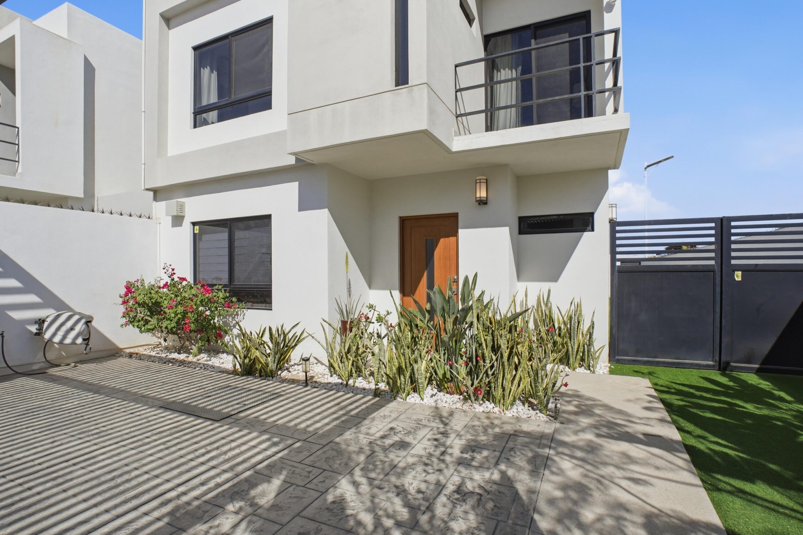 Cabo San Lucas 4 De Marzo Casa Belia Investment Opportunity in the Heart of 4 de MarzoWelcome to Casa Belia, a versatile property located in the heart of the popular Colonia 4 de Marzo neighborhood in Cabo San Lucas. Positioned on a highly visible corner lot, this unique property combines residential comfort with commercial potential, making it an excellent opportunity for homeowners, investors, or entrepreneurs.The property features:* A comfortable main house with a spacious outdoor patio* Separate studio space ideal for guests, rental income, or a private office* Commercial/business area with street exposure* Multiple access points and flexible parking options* Gated perimeter for privacy and security* Large tiled courtyard perfect for entertaining or future improvementsIts strategic cor for sale