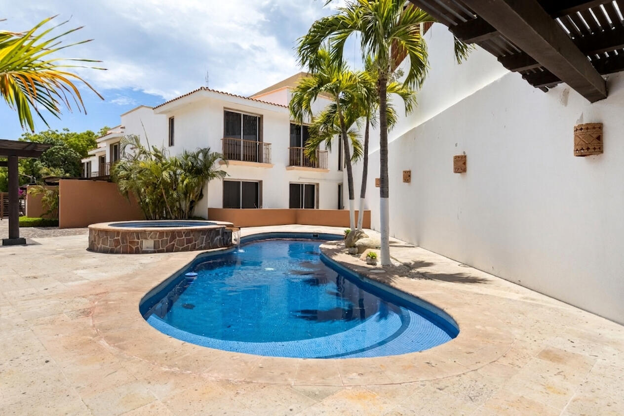 Cabo San Lucas Pedregal Csl This charming townhome is located in a secluded enclave of eight in the exclusive neighborhood known as Pedregal de Cabo San Lucas just steps to town. This 2 bedroom 2.5 bathroom offers private access through an electric gate and a carport with a pergola. As well as a pool and BBQ available for residents. Beautiful top of the line finishes throughout. With an open concept layout, balconies in each bedroom, an open courtyard, walk-in closet, marble and granite counters add to the charm of this spacious townhome. Residents enjoy the local amenities redefining the Cabo lifestyle and to the most discerning individuals who call this their home away from home. From beach access where the sparkling waters of the Pacific Ocean contrast the sunset where you can watch the seasonal whales and turtle release, to a gym & spa offering treatments and a relaxation experience. Residents have exclusive access to establishments offering exquisite cuisine, The courts cafe offering breakfast & lunch as well as Fenix Restaurant offering day and night service. As well, in the heart of the development, with mountain for sale