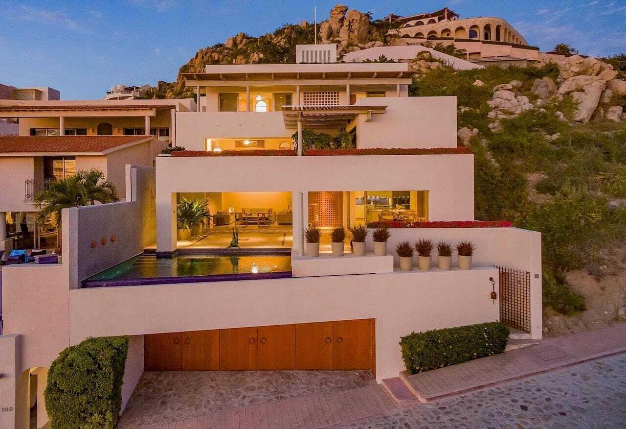 Cabo San Lucas Pedregal Csl This architect-designed luxury villa for sale in El Pedregal, Cabo San Lucas sits on one of the most exclusive addresses on the Pacific side of Land's End. Casa Alcaravan offers 6,536 sq ft across 5 bedrooms and 5 bathrooms, with 4,384 sq ft of air-conditioned living space and 3,267 sq ft of decks built for ocean- – 1608 LA BARCA, Cabo San Lucas, BS
