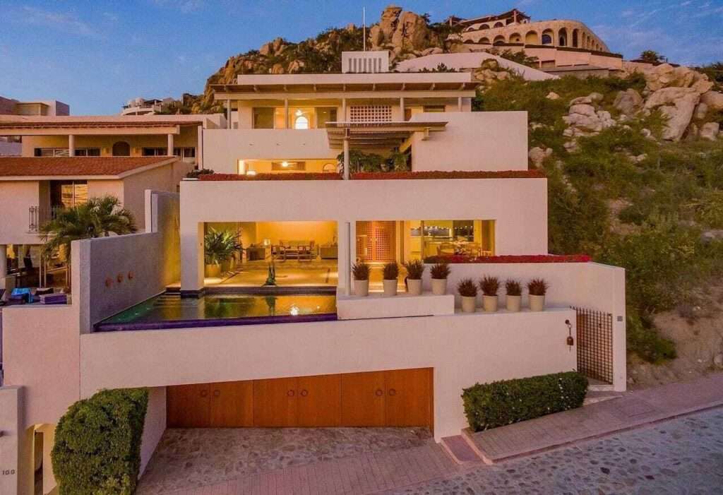 Cabo San Lucas Pedregal Csl This architect-designed luxury villa for sale in El Pedregal, Cabo San Lucas sits on one of the most exclusive addresses on the Pacific side of Land's End. Casa Alcaravan offers 6,536 sq ft across 5 bedrooms and 5 bathrooms, with 4,384 sq ft of air-conditioned living space and 3,267 sq ft of decks built for ocean- – Casa Alcaravan, Cabo San Lucas, BS